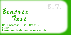 beatrix tasi business card